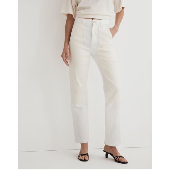 Madewell The Curvy '90s Straight Jean Two-Tone Women's Size 33 New With Tags! - Picture 1 of 6